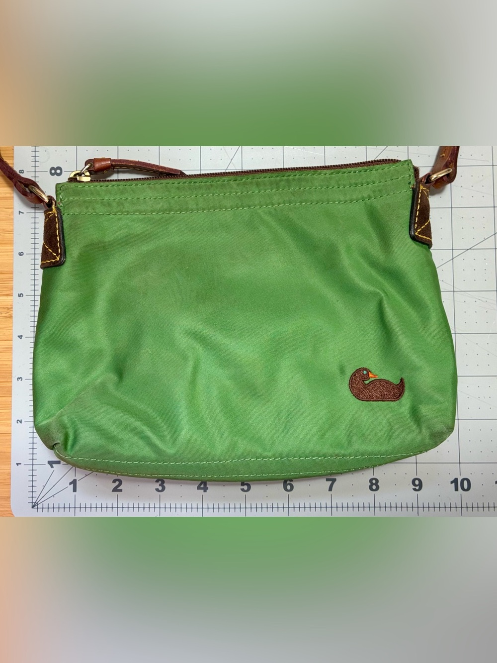 Dooney & Bourke Kelly Green Nylon Crossbody